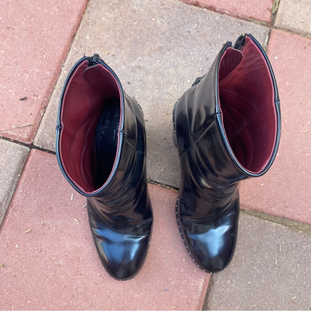 Rag & Bone studded black boots size 7.5 - Picture 4 of 10
